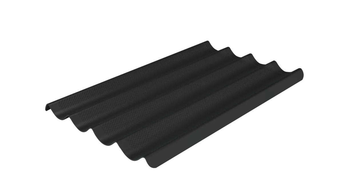 Bandeja Negra para Pan - 5 Baguettes - L 600 m x P 400 mm