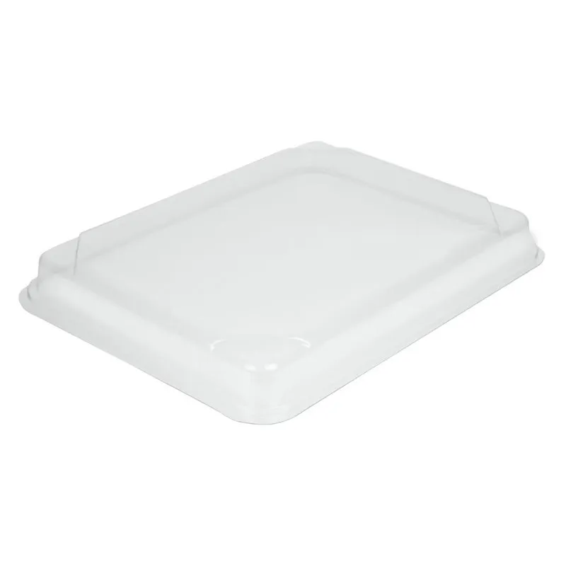 Tapas PET para Bandejas de Comida Reciclables 263 x 201 mm - Lote de 90