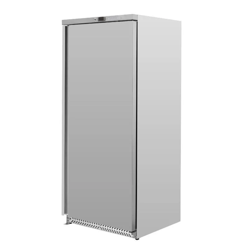 Armario Refrigerado Positivo 590 L Inox 0/+8 °C, Puerta Llena, Frío Estático, 4 Niveles, Gas R600a