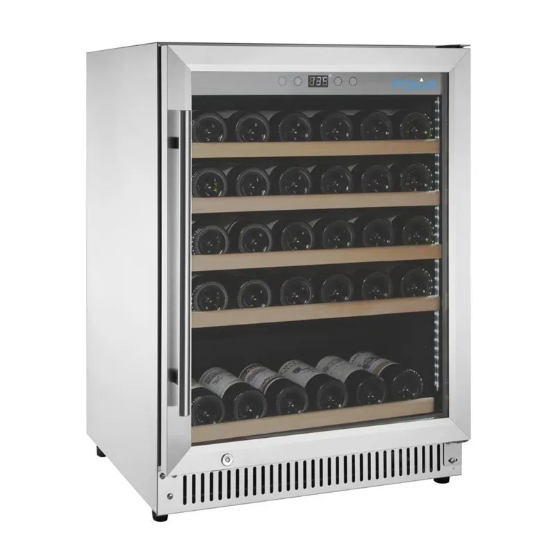 Enfriador de Vino Bajo Mostrador Inox - 118 L