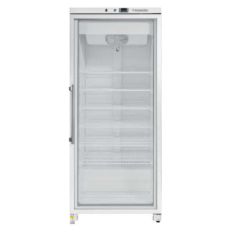 Armoire de Congélation 600 L Vitrée Froid Ventilé -18/-22°C 7 Niveaux 492 W, Congélateur Profesional