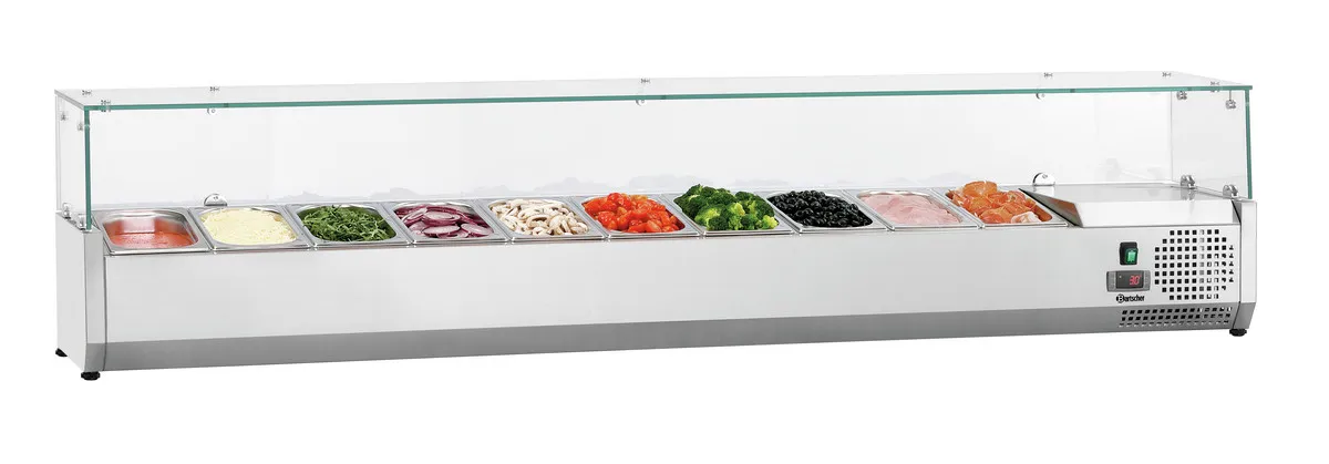 Saladette Refrigerada para Colocar - 10 x GN 1/4