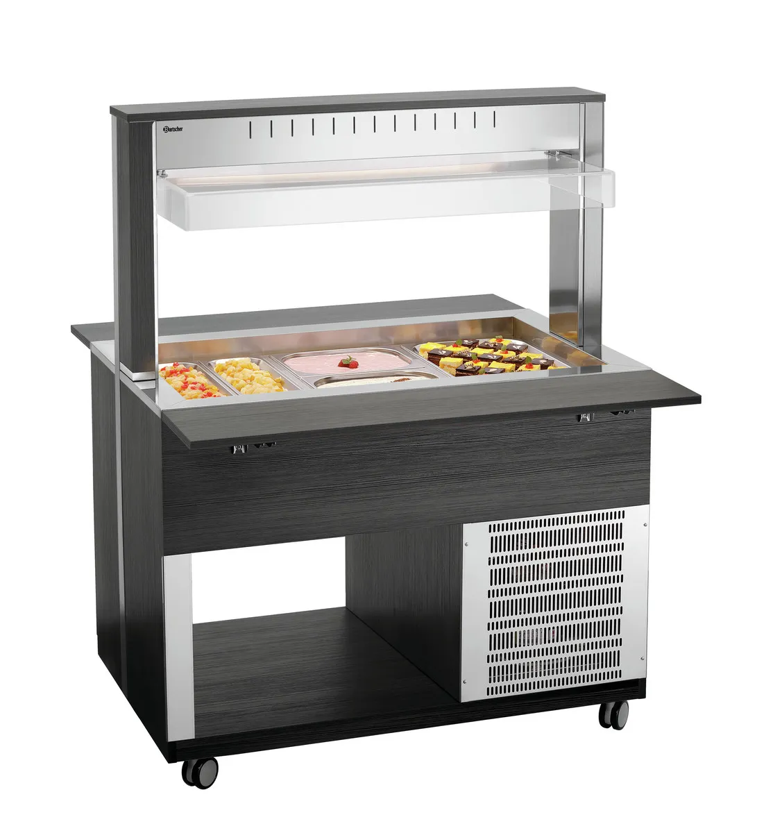 Carro Buffet Caliente - 3 x GN 1/1