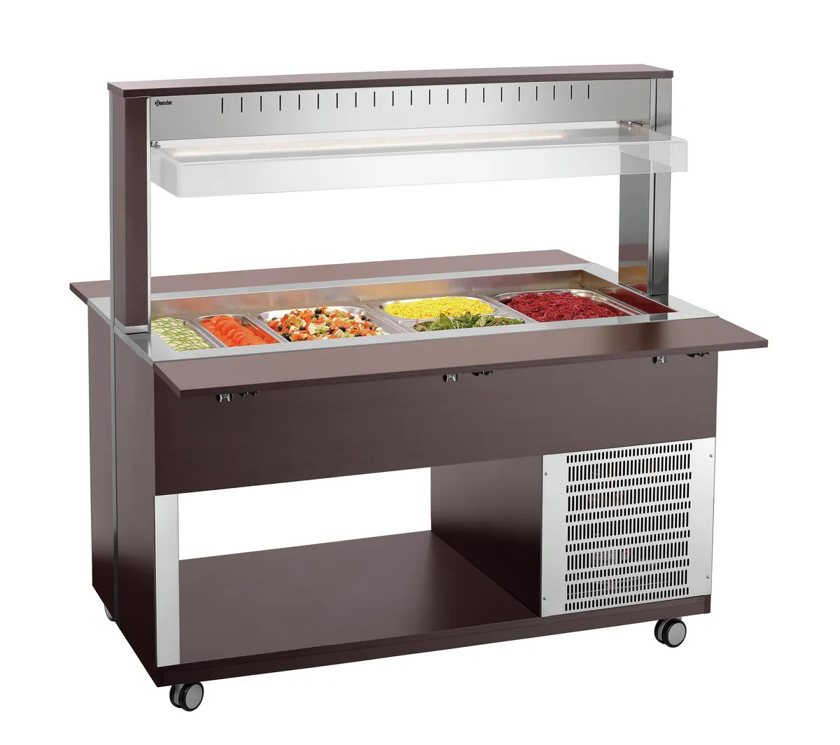 Carro Buffet Caliente - 4 x GN 1/1