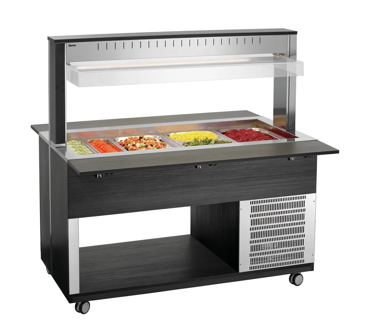 Carro Buffet Caliente - 4 x GN 1/1