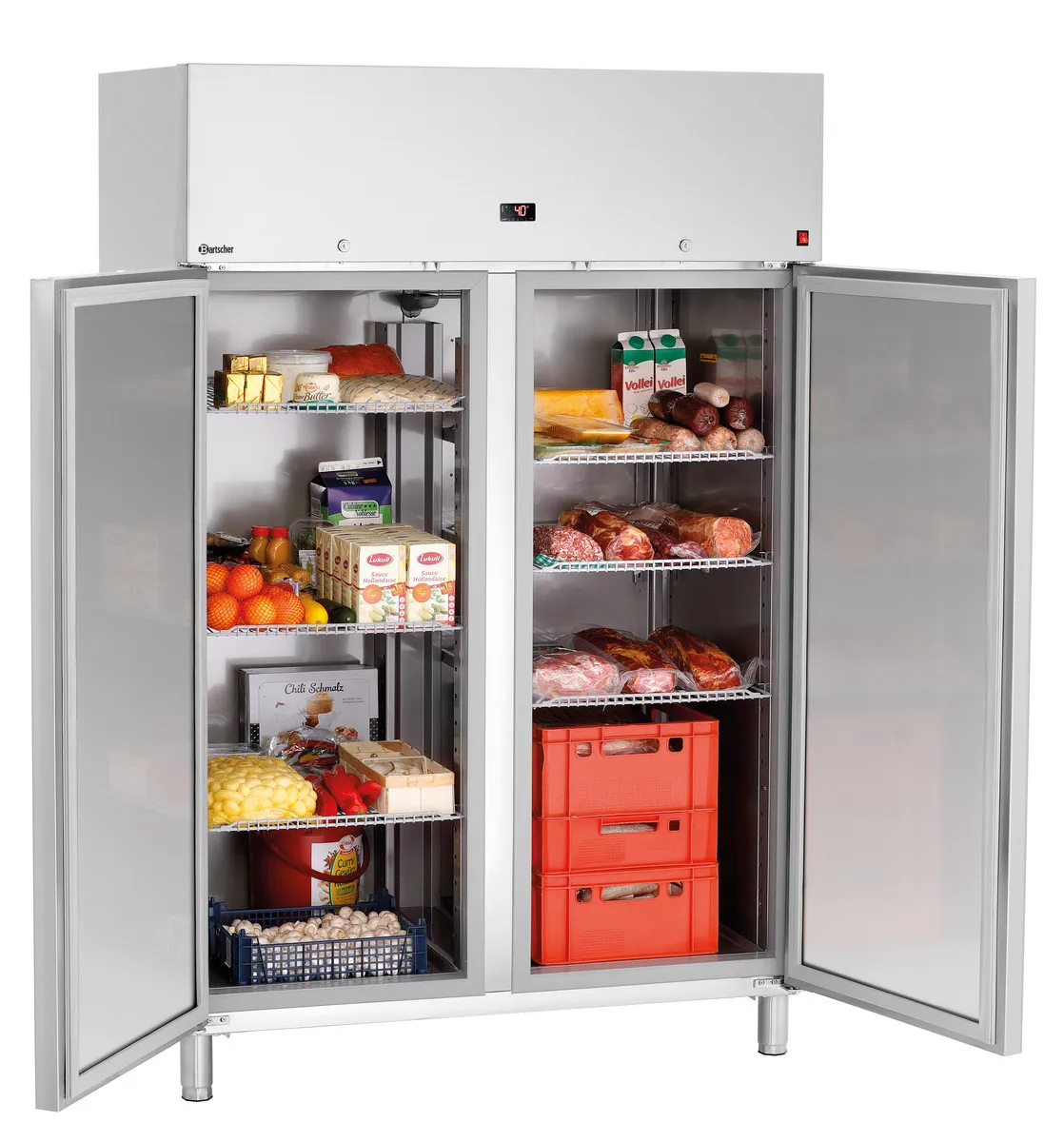 Armario Refrigerado Positivo Inox - GN 2/1 - 1400 L