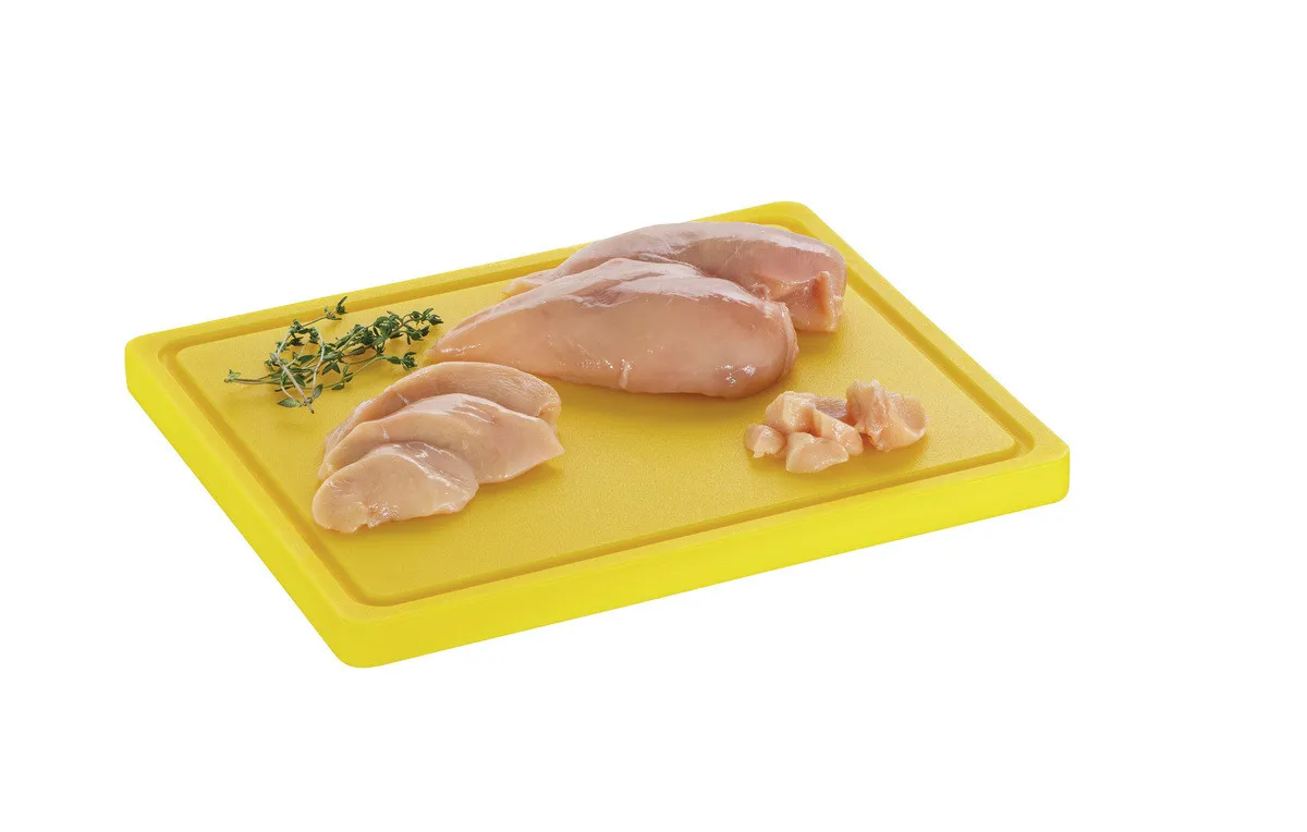 Tabla de cortar 325 x 265 mm - Amarillo - 20 mm de grosor
