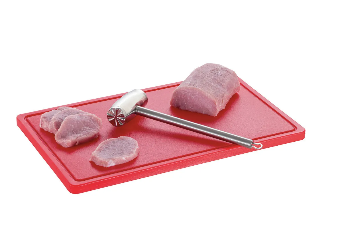 Tabla de cortar 530 x 325 mm - Rojo - 20 mm de grosor