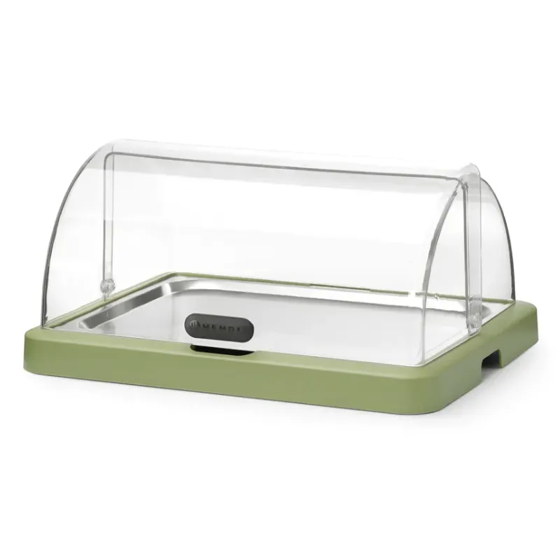 Vitrina Buffet con Tapa Deslizante UNIQ - Verde