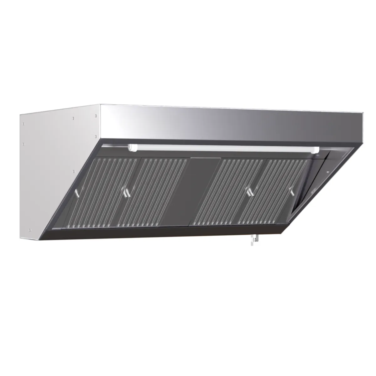 Campana Snack Profundidad 900 con Led y Sin Motor - Longitud 1200