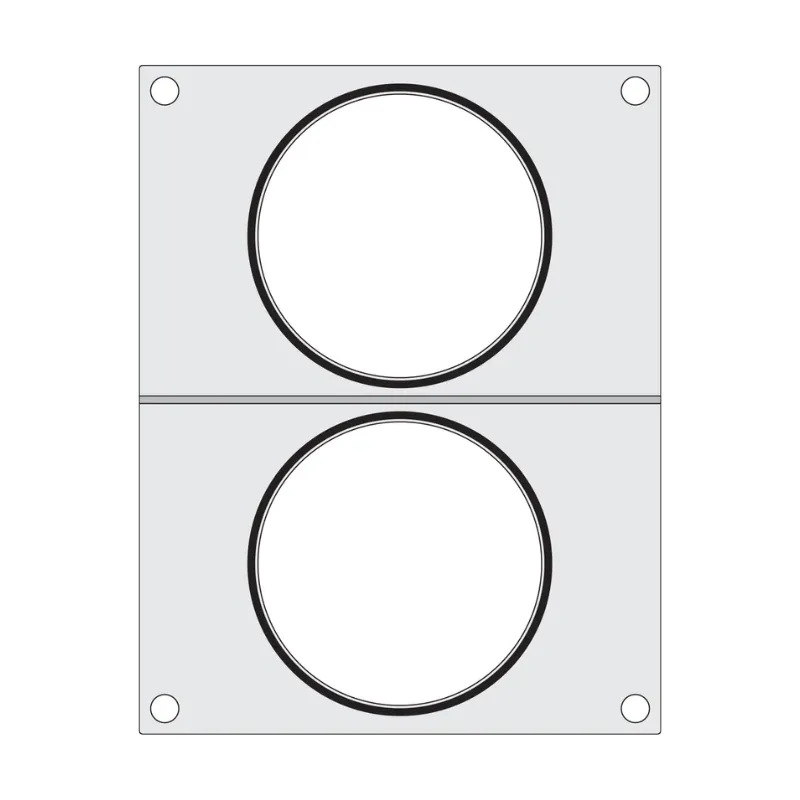 Matriz de Sellado para Selladora Manual - 2 Compartimentos