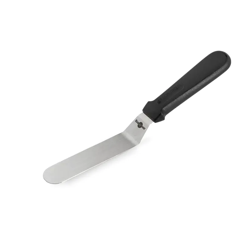 Mini Espátula Acodada para Panqueques - Inox
