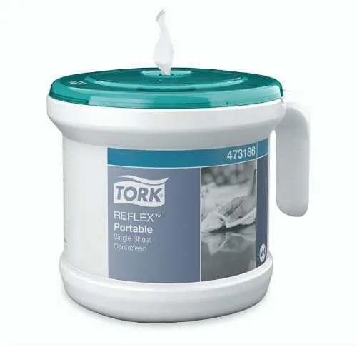 Distribuidor portátil con sistema de desbobinado central - Tork Reflex™