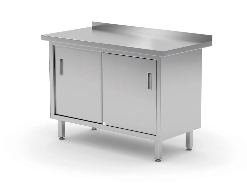 Mesa de Pared - Armario con Puertas Correderas - L 1600 x P 600 mm