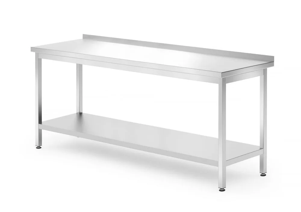 Mesa de Trabajo de Pared Profi Line con Estante - P 700 x L 1800 mm