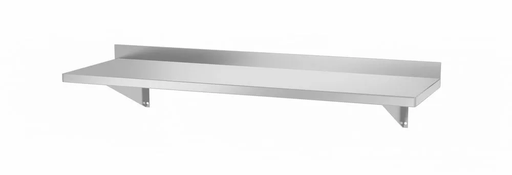 Estante de Pared con 2 Soportes - L 1000 x 300 mm