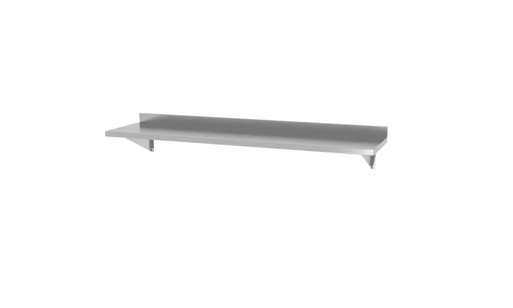 Estante de Pared con 2 Soportes - L 1200 x 300 mm