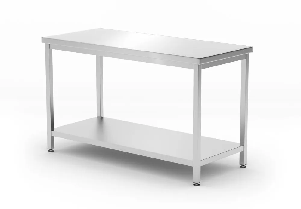 Mesa de Trabajo Central Kitchen Line con Estante - P 600 x L 1200 mm