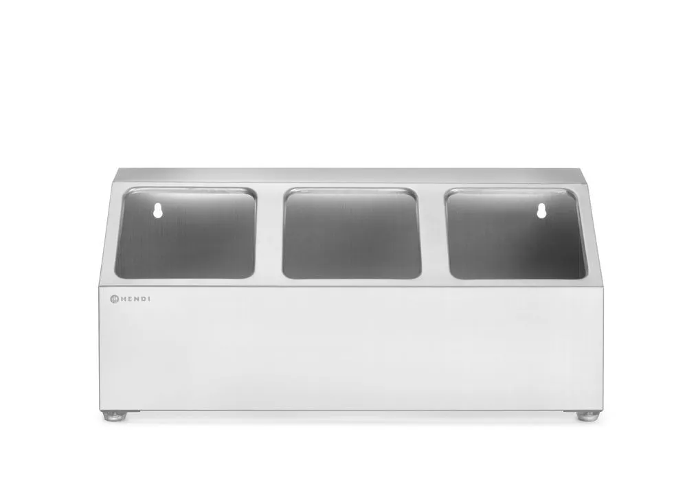 Soporte para Cubetas Gastronorm - 3 Compartimentos
