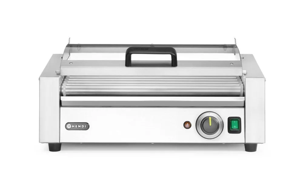Parrilla Rodante para Salchichas con Tapa - 1 Zona - 790 W