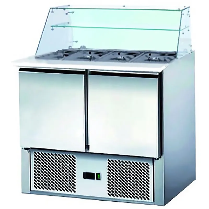 Saladette Réfrigérée 2 Portes - 240 L - 2 GN 1/1 et 3 GN 1/6