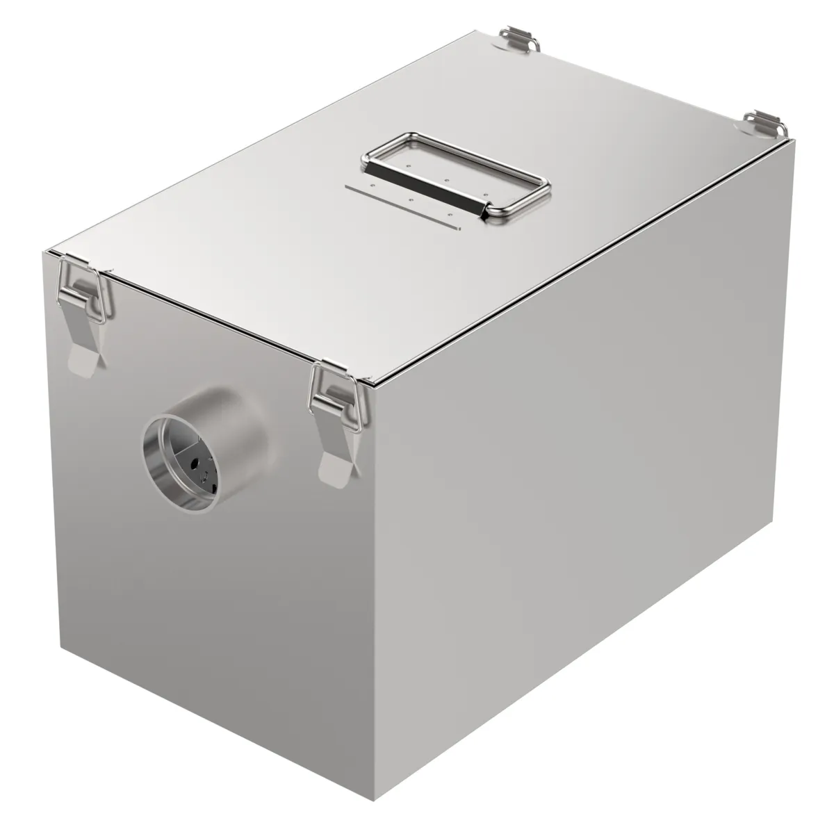 Bac de grasa en acero inoxidable - 38 L - Reacondicionado