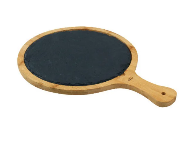 Tabla de Pizarra y Bambú 38,5x28
