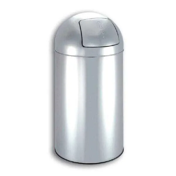 Cubo de basura de acero inoxidable con sistema Push de 18 L
