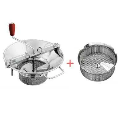 Pack Molino de Verduras N°5 Acero Estañado - Rejilla Ø 4 mm