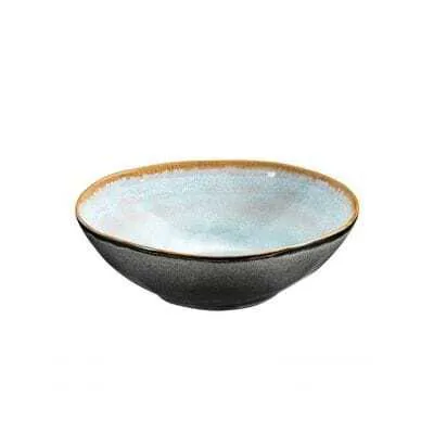 Assiette Creuse Gourmet Gamme Shadow Aqua - Ø 19,5 cm - Lot de 6