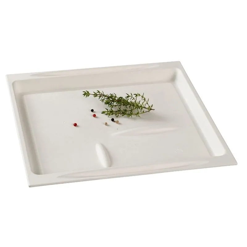 Plateau Repas en Pulpe - 273 x 266 mm - Lot de 50