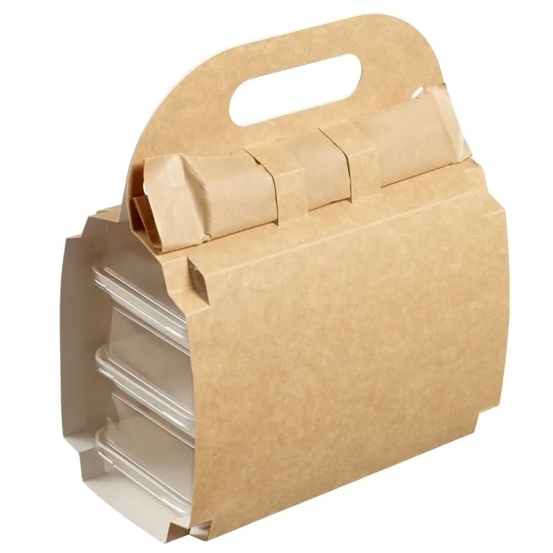 Maletín para Platos de Cartón - Ecológico - Lote de 150