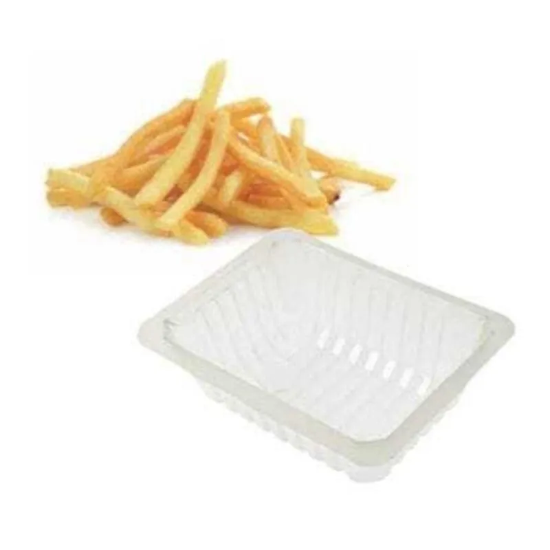 Barquetas de patatas fritas translúcidas - 37,5 cl - Lote de 250