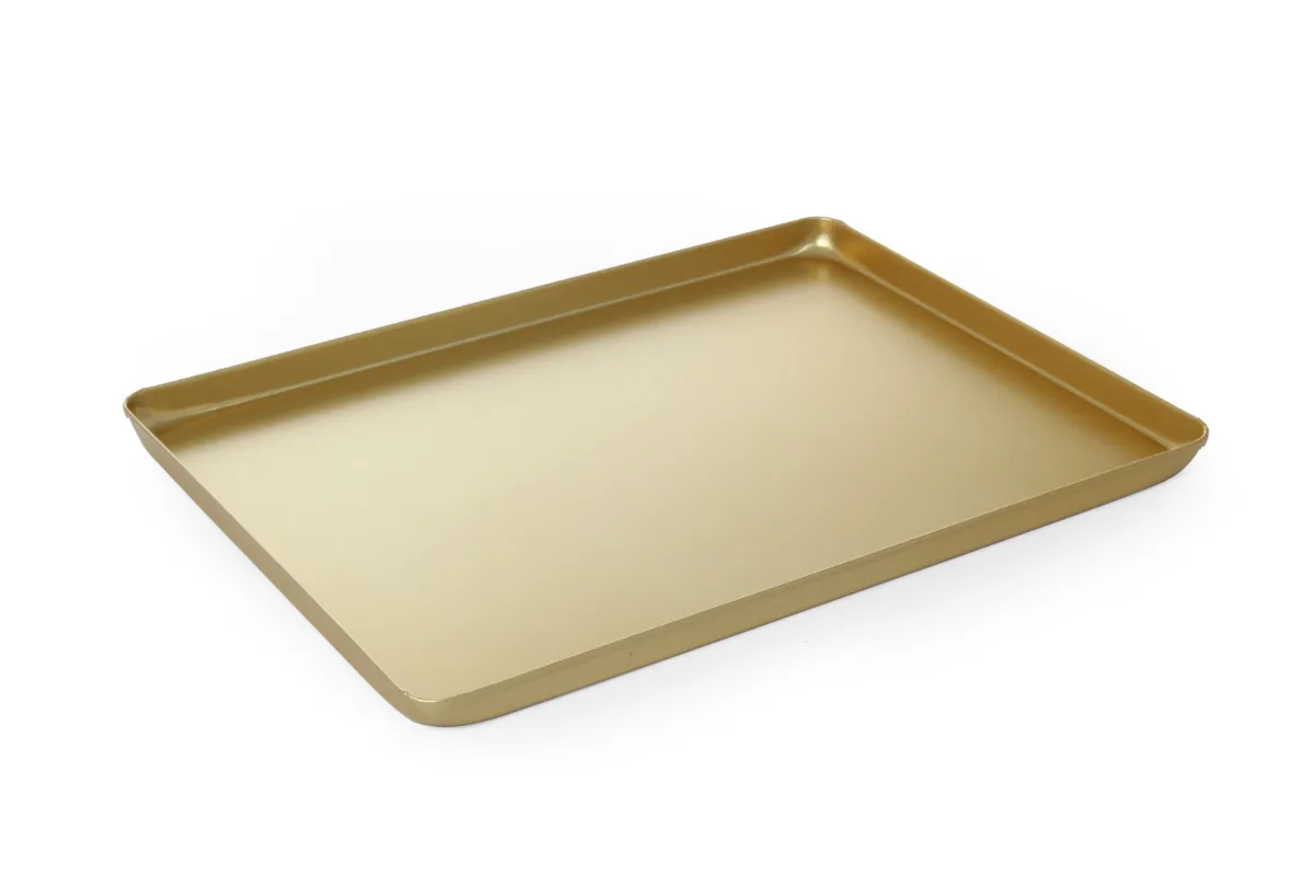 Bandeja de presentación dorada - 400 x 300 mm