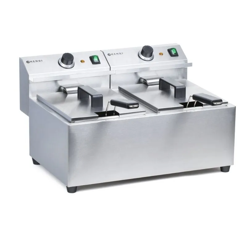 Freidora Mastercook - 2 x 8 L