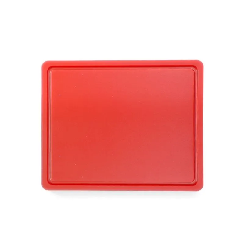 Tabla de Cortar HACCP - GN 1/2 - Roja - 12 mm de Espesor