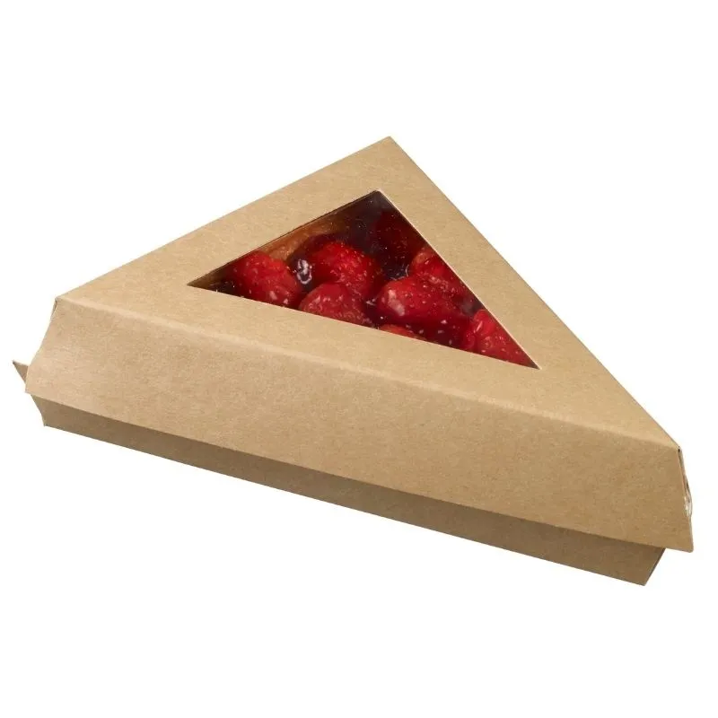 Triángulo Snacking de Cartón - 155 x 110 x 45 mm - Lote de 25