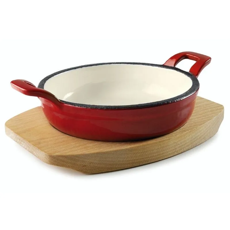 Faitout Redondo Magma Rojo - Ø 16,2 Cm