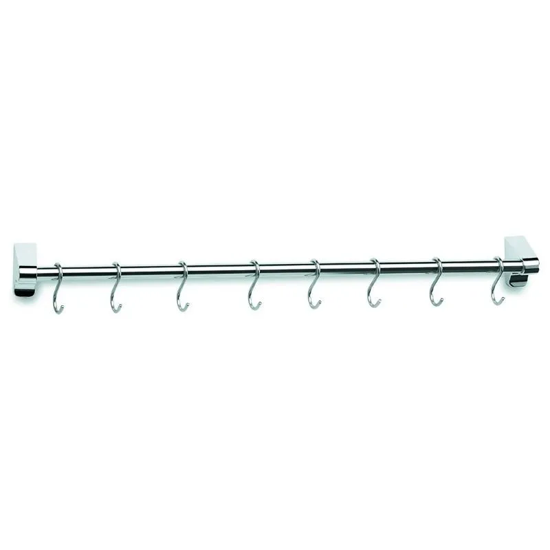 Perchero de Pared Multiusos - 12 Ganchos - 1000 mm