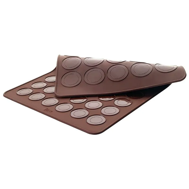 Molde de silicona de doble cara para macarons - 390 x 290 mm