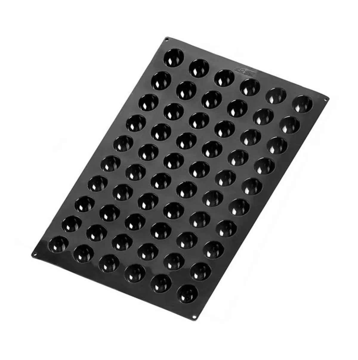 Molde para Pasteles de Silicona Forma Semiesfera - 60 Piezas