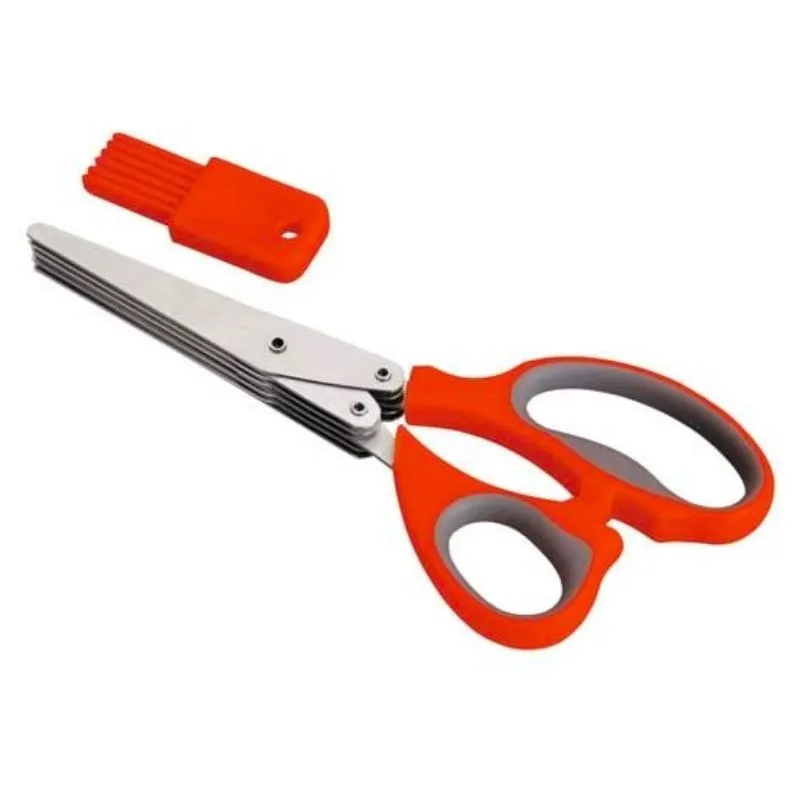 Tijeras Especiales de Cocina 5 Hojas + Peine de Limpieza