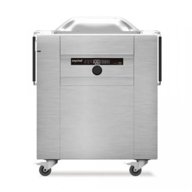 Máquina de envasado al vacío sobre soporte iSensor S con 3 barras de soldadura - 410 mm y 580 mm - 20 m3/h