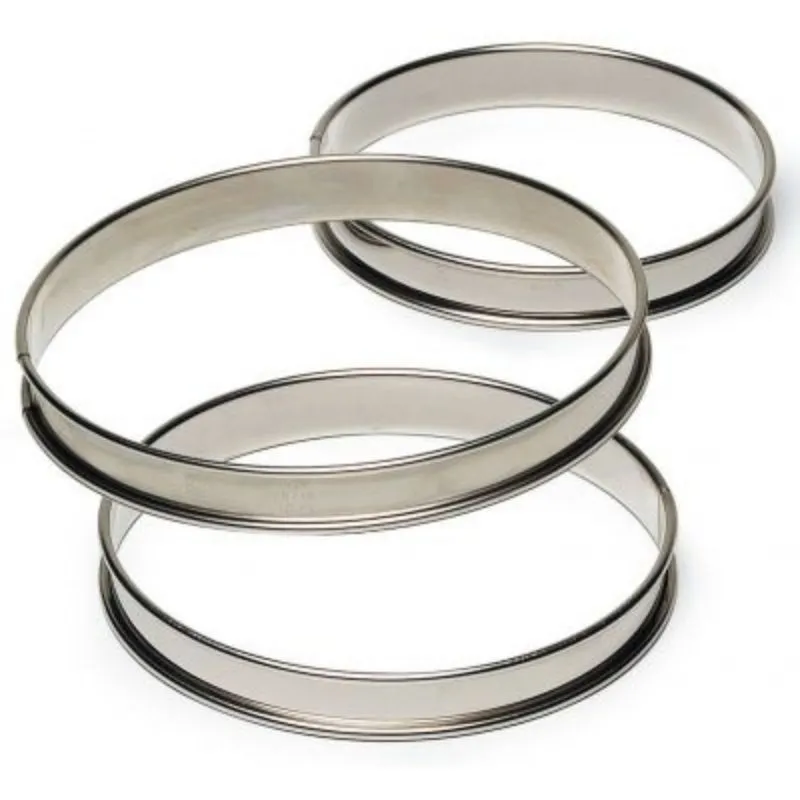 Círculo para Tarta Alto en Inox - Ø 80 mm