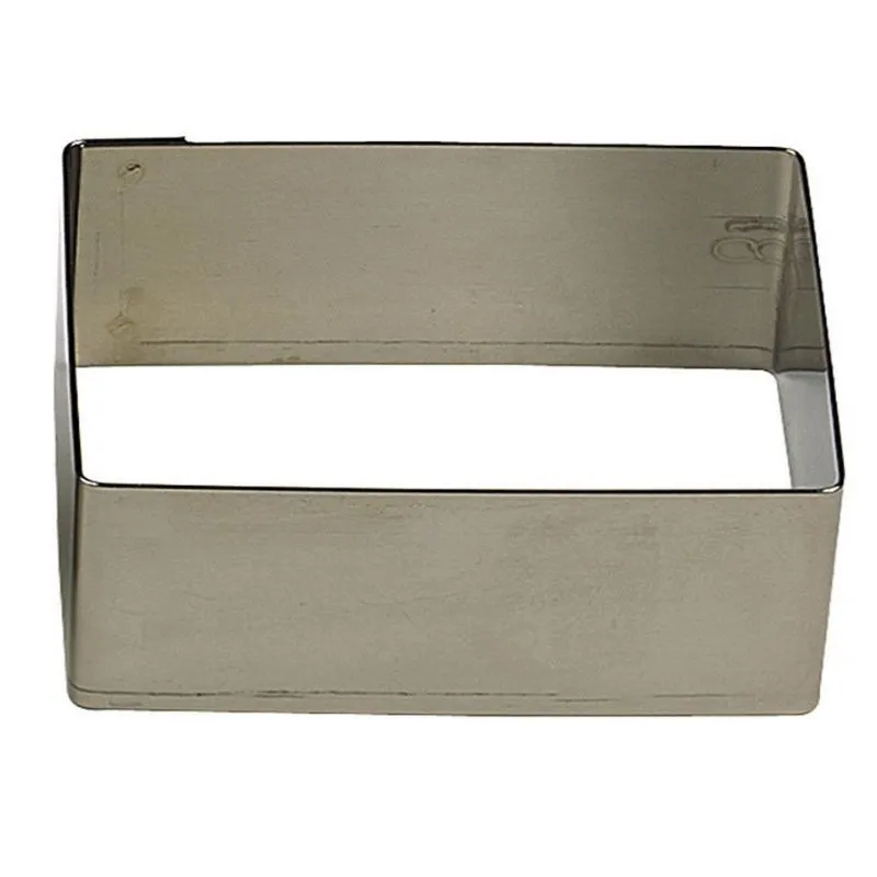 Nonnette Rectangular de Acero Inoxidable - 120 x 60 mm