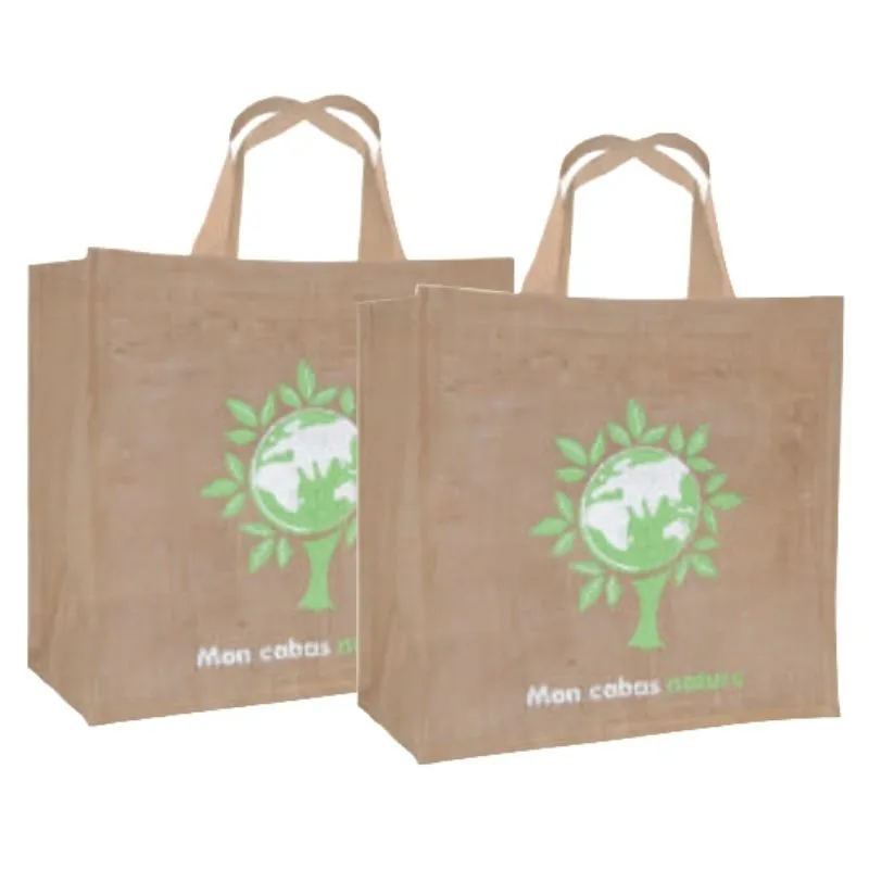 Bolsa de yute "Mon Cabas Nature" - Lote de 25