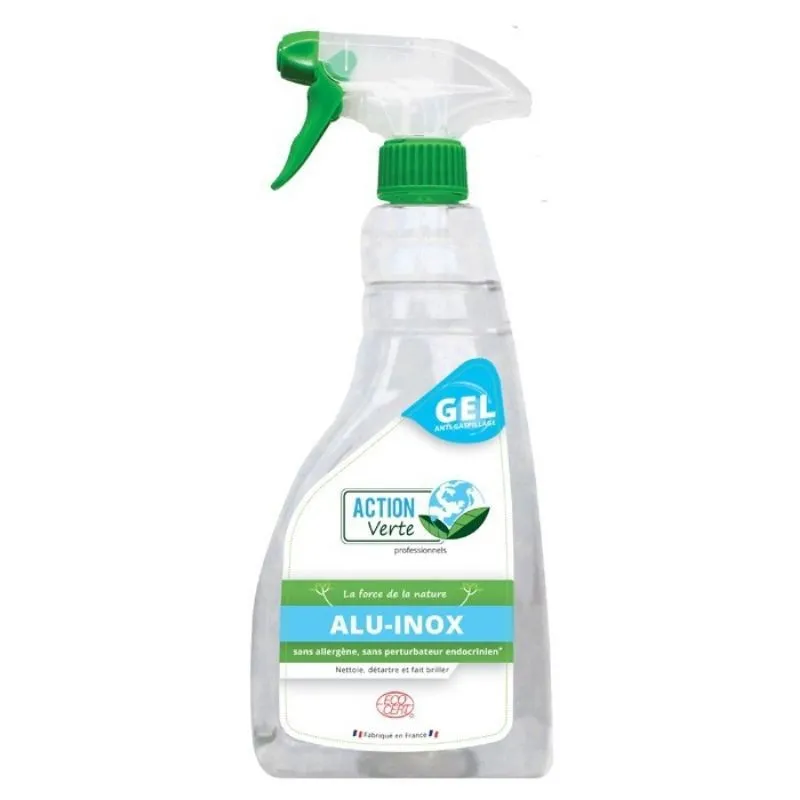 Gel limpiador desengrasante en spray para acero inoxidable y aluminio - 750 ml