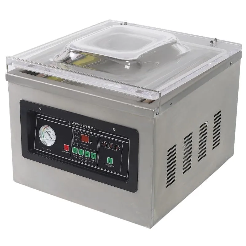 Máquina de Envasado al Vacío con Campana 900 W, Barra de Soldadura 400 mm, Cubeta de Acero Inoxidable, Controles Digitales — Pro
