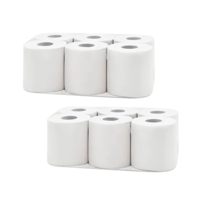 Pack de rollos de papel de cocina de extracción central - 2 capas - 450 hojas - 2 paquetes de 6