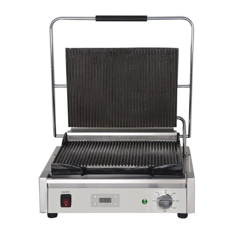 Grill De Contact Simple Ranurado/Ranurado - Reacondicionado